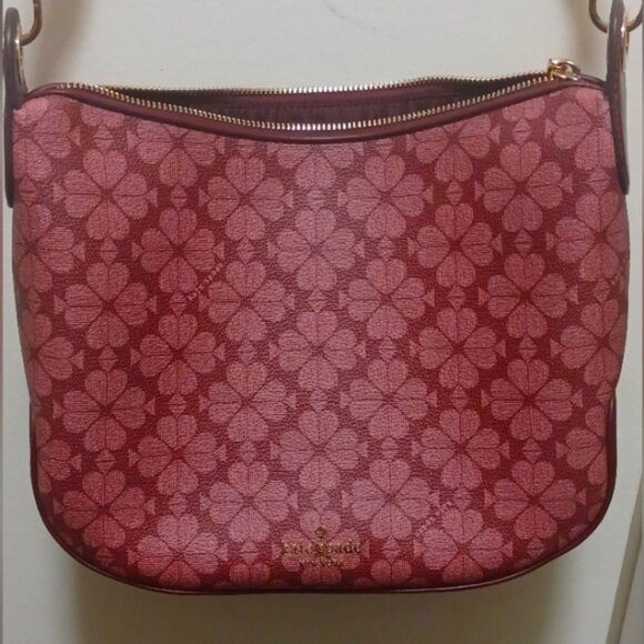 Kate Spade New York Signature Spade Flower Pvc Large Crossbody - Picture 3 of 6